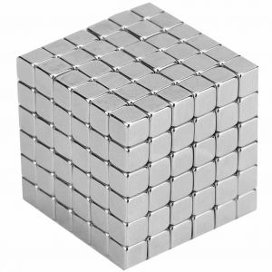 Jouets educatifs Boule argentee 5 mm Boule magnetique carree 216 Jouets de decompression - Neuf