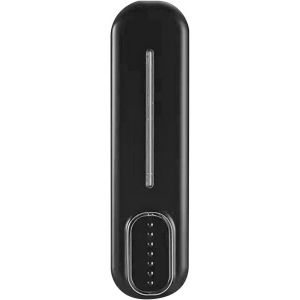 KAL-Distributeur De Savon Mural, Distributeur De Savon De Salle De Bain 300 Ml Distributeur De Savon Manuel Rechargeable Pour Salle De Bain, Cuisine D'Hôtel(Noir) - Neuf