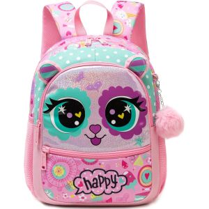 Sac a Dos Maternelle fille Chat,Sac à Dos Cartable Fille Sac à Dos Enfant pour Ecole Maternelle,Crèche Garderie GS - Neuf