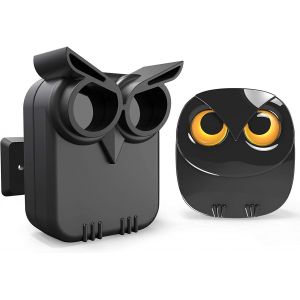 Syst&egrave;me d'alarme sans fil longue port&eacute;e pour entr&eacute;e de 800 m - Capteur de mouvement r&eacute;sistant aux intemp&eacute;ries - 1 r&eacute;cepteur et 1 capteur - Neuf