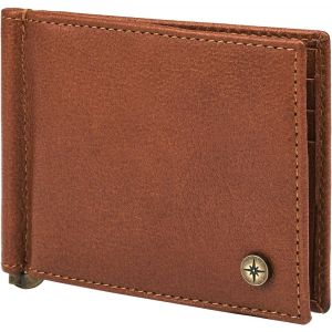 Lorenzo Dr00512 Portefeuille En Cuir Pour Homme Avec Pince &Agrave; Billets,Double Pliage,Durable,De Qualit&eacute; Sup&eacute;rieure,Marron - Neuf