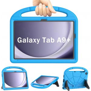 Enfants Étui Pour Samsung Galaxy Tab A9 Plus 11"" 2023, Résistant Aux Chocs Pour Tablette Samsung A9+ Plus Avec Poignée Support Pour Tablette Samsung Galaxy A9 Plus(Sm-X210/X216/X218) -Bleu - Neuf