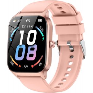 Smart Watch Montre Connectée Homme Avec Appel Bluetooth,Montre Connectée Femme 1.91"" Hd,Montre Connectee Sport Etanche Ip68 (Rose) - Neuf