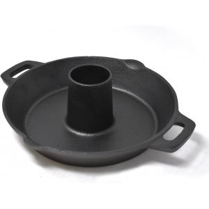 Ulteronixshop-Joeji's Kitchen R&ocirc;tissoire &agrave; poulet en fonte 28cm - Support de r&ocirc;tissoire pour barbecue et four pour rotir de poulet avec bi&egrave;re - volaille brochettes et plus encore - Chicken Roaster - Neuf