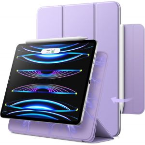 Tepp-Coque Magnétique Pour Ipad Pro 11 Pouces (2022/2021/2020/2018 Modèle) Et Ipad Air 5/4 10,9 Pouces, Pour La Charge De Pencil 2, Housse Étui Attachement Magnétique (Violet) - Neuf