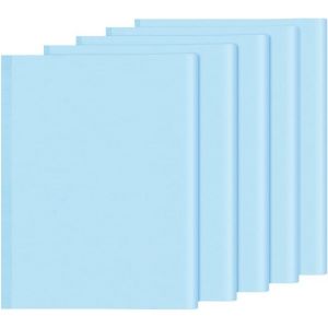 Lot de 100 feuilles de papier de soie, 70 x 50 cm, papier de soie pour emballage cadeau de Noël, artisanat, bricolage, anniversaire, mariage, fête prénatale (bleu clair) - Neuf
