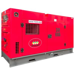 Groupe &eacute;lectrog&egrave;ne diesel 41 kVA 3x400V - 1x230V - refroidi par eau MW Tools DG380E - Neuf