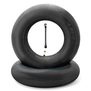 MEVRONISSHOP-2 Pi&egrave;ces Chambre a Air 4.80 4.00-8, Chambre &agrave; Air Brouette 4.00-8 Valve Coud&eacute;e TR87 Tube de Pneu de Remplacement pour Brouette Chariot de Jardin Camion &agrave; Main - Neuf