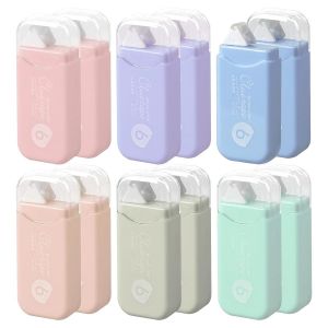 12 Pcs Colle Roller Con Sac De Papeterie,6mmx6m Colle Souris Roller,Ruban Adhésif Double Face,Colle Roller Scrapbooking Pour Scrapbooking Diy Carte,Travaux Manuels,Album Photo - Neuf