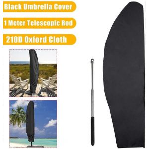 Housse De Protection De Parasol Avec Tige,Housse De Parasol 2 &Agrave; 4 M Grande Housse De Protection De Parasol - Neuf