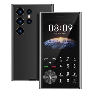 Téléphone portable à touches Écran 2,01 pouces Double SIM Style Line Noir - Neuf