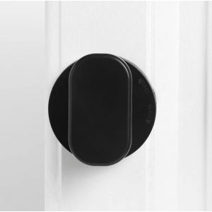 Poignée de porte et fenêtre en verre à ventouse puissante et adhésive pour cuisine, réfrigérateur, tiroir, armoire, salle de bain, rampe de douche, ventouse (noire) - Neuf