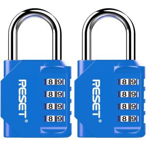 -060 Cadenas Rose &agrave; Combinaison de 4 Chiffres, Id&eacute;al pour &Eacute;cole, Gym, Casiers Sportifs, Cl&ocirc;tures, Bo&icirc;tes &agrave; Outils, Portails et Valises - Neuf