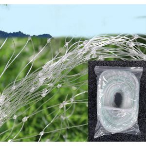 Filet Anti-Oiseaux 7,6 X 15,2 M (25 X 50 Pi) Pour Jardin, Grillage &Agrave; Poules, Filet En Nylon Pour Voli&egrave;re, Poulailler, Enclos &Agrave; Volailles, Barri&egrave;re En Filet - Neuf