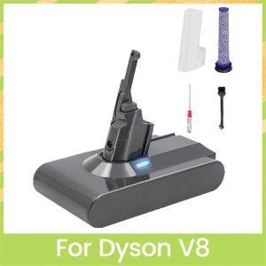 Batterie rechargeable de remplacement pour aspirateur V8 Li-ion 21,6 V 8 000 mAh avec filtre - Neuf