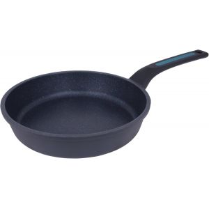 KALANKA-S&eacute;rie Thera | Po&ecirc;le Anti-adh&eacute;sive | Aluminium Coul&eacute; | Compatible Tous Feux | Manches ergonomiques en Plastique et en Silicone | &Eacute;conomie d'&eacute;nergie | Va au Lave-Vaisselle | Noir et Bleu (24 cm - Neuf