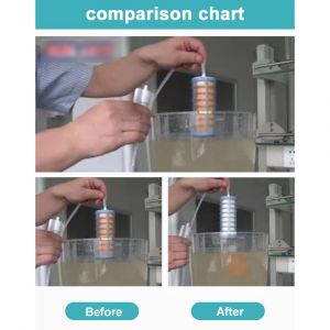 Purificateur D'eau De Camping, Dispositif De Filtration D'eau Potable Portable, Support Siphon/Pression NéGative, 2 Modes Pour Camping En Plein Air, RandonnéE, Voyage, Aventure - Neuf