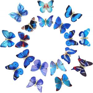 18 Pi&egrave;ces Clips &Agrave; Cheveux Papillon Fille &Eacute;pingles &Agrave; Cheveux Papillon Pince &Agrave; Cheveux Enfant Barrettes De Style Papillon Pinces &Agrave; Cheveux Paillettes Pour Femmes Filles (Style El&eacute;gant) - Neuf