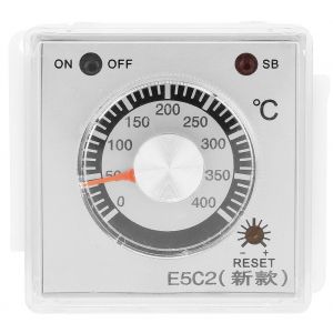 Thermostat electronique E5C2-A4RPK, instrument de controle de temperature a pointeur 48 x 48 - Neuf