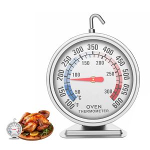 KAL-Thermomètre De Four, Double Échelle, Analogique, Pour Four, En Acier Inoxydable, Convient Pour Le Four, Le Barbecue, La Cuisine, La Viande, Les Pâtisseries - Neuf