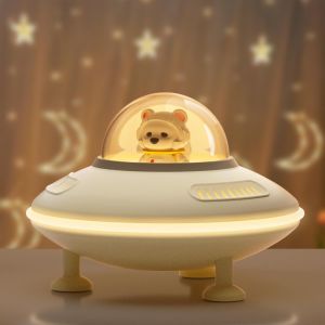 Mini Enceinte Sans Fil Avec Lumières, Jolie Enceinte Bluetooth Pour Chambre D'adolescent, Bluetooth 5.4, Entrée Usb, Aux Et Carte Tf, Cadeau D'anniversaire Pour Femme, Cadeau Tendance Pour Adolescente - Beige - Neuf