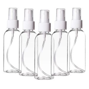 Paquet de 20 bouteilles transparentes à brume fine 2,7 oz avec bouchon à pompe,petit bobo en plastique vide réutilisable et rechargeable - Neuf