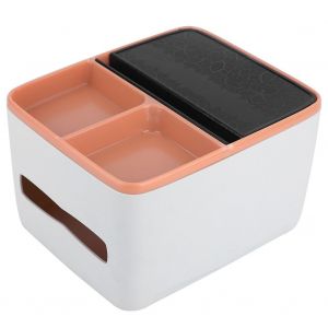 Boite de rangement multifonctionnelle pour bureau, organiseur de cosmetiques, boite a mouchoirs - Neuf