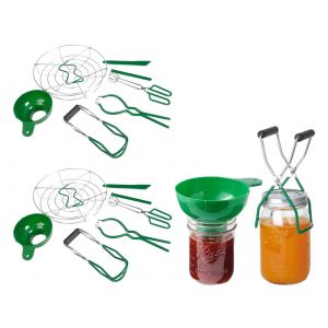 Kit De Mise En Conserve De 14 Pi&egrave;ces Avec Pince &Agrave; Bocaux Et Outils De Mise En Conserve - Neuf