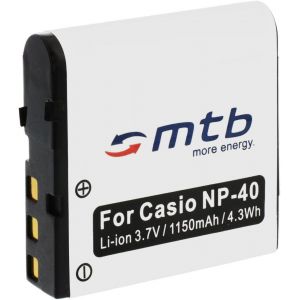 Batterie NP-40 Compatible avec Casio Exilim EX-Z40,Z50,Z55,Z57,Z100,Z200,Z300...Voir liste - Neuf