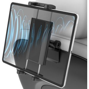 Kalanka-Support Tablette Tesla Model Y/3, [T&ecirc;te M&eacute;tallique] Support De Ipad Appuie Tete Tesla Model Y, Support Tablette Tesla Model 3 Si&egrave;ge Arri&egrave;re Pour Ipad Pro Air Mini, Switch, 4-12.9"" T&eacute;l&eacute;phone - Neuf
