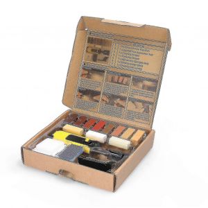 Maison Ménage Stratifié Kit De Réparation Kit De Réparation De Sol Kit De Réparation De Sol Diy Kit D'outils De Réparation De Panneaux De Bois Multifonctionnel Rayures De Réparation Outil Utilitaire D - Neuf