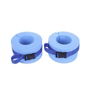 Ensemble De Brassards Et D'anneaux Flottants Pour Fitness Aquatique - Poids De Résistance Pour Bras Et Jambes, Réglables, Durables Et Élégants, Bleu - Neuf