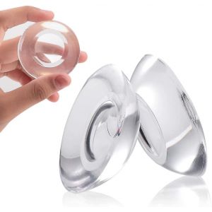 Butoirs de porte en silicone avec protection murale - Lot de 9 but&eacute;es autocollantes - Neuf