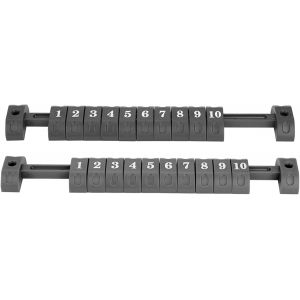 acdsgd-Indicateurs de Score de Baby-Foot, Ensemble de 2 Pi&egrave;ces de Football de Table 10 Num&eacute;ros de Score Indicateur de Compteur de Score Accessoires de Baby-Foot Baby-Foot (Le Noir) - Neuf