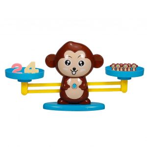 Jeu D'équilibre Éducatif En Forme De Singe, Jouet D'apprentissage Précoce, Mathématiques, Addition, Soustraction, Outil Pédagogique Interactif Et Amusant, Ensemble En Plastique Durable Pour Enfants - Neuf