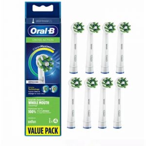Têtes De Brosse De Rechange Oral-B Precision Clean Original D&#39;Allemagne Eb20rb, Lot De 8 - Neuf