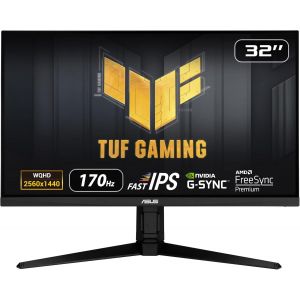 ChenQuanSarl-Tuf Gaming Vg32Aql1A - Ecran Pc 31,5"" Wqhd - Dalle Ips - 16 9-170Hz - 1Ms - 2560X1440-350Cd/M² - 2X Hdmi & 2X Usb-A - Haut-Parleurs - Dci-P3 99% - G-Sync Compatible - Elmb Sync - Hdr 400 - Neuf