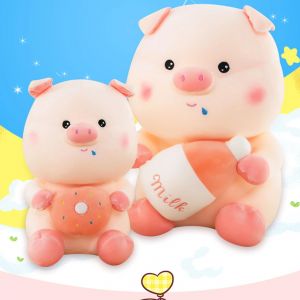 Peluche Cochon Jouet Pp Coton Remplissage Belles Peluches Jouets Cochon Oreiller En Peluche Animal Poup&eacute;e Fille Anniversaire Gift_45cm B - Neuf