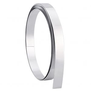 Kyaoayo-2.5 M X 3cm Solin En Aluminium Bande De Bordure En Aluminium 1mm Rouleau De Tôle D'aluminium Pour Bricolage Artisanat Étanchéité Porte Fenêtre Jardin - Neuf