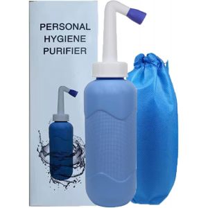 Bidet pulvérisateur portablebouteille de voyage pour hygiène personnellesans vanne (450 ml) - Neuf