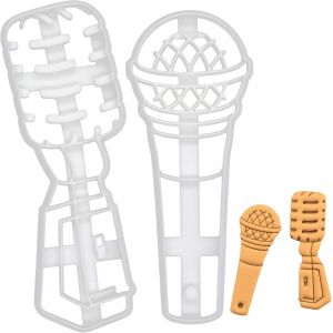 Jexnovashop-Set De 2 Emporte-Pi&egrave;ce Microphone, 2 Pi&egrave;ces - Neuf