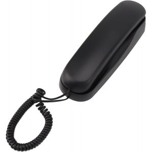 T&eacute;l&eacute;phone Filaire Pour La Maison, T&eacute;l&eacute;phone Fixe Durable Avec De Grands Boutons Pour Les Personnes &Acirc;g&eacute;es, Mini T&eacute;l&eacute;phone Polyvalent Montable Au Mur Pour La Maison, Le Bureau, - Neuf