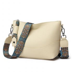 Hobo Sacs pour Femmes Top Handle Satchel sac Bandouli&egrave;re Sac Seau Sac a main Beige, Doux Simili Cuir, Design et Spacieux - Neuf