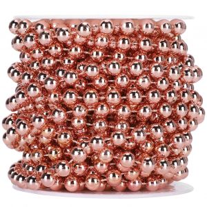 Guirlande de perles en plastique, bobine de corde, rideaux suspendus, decoration de Noel, fournitures, 8 mm, 10 metres/rouleau, Rosiness - Neuf