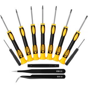 12 En 1 Tournevis Torx/Étoiles/Tx Magnétiques Professionnels De Précision,T3 T4 T5 T6 T8 T10 Screwdrivers Magnétiques Pour Téléphone Mobile Xbox Ps4 Anneau Porte D¿Affiche Ordinateur - Neuf