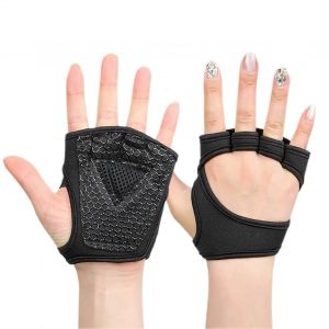 Femmes Gants De V&eacute;lo - Collier Demi-Doigts Gants D'entra&icirc;nement, La Pleine Protection De Palme, Anti-D&eacute;rapant Poign&eacute;e Pour L'exercice Et Le Yoga - Neuf