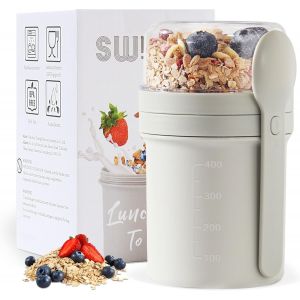 Gobelet À Céréales À Emporter,Gobelet À Yaourt À Emporter,450 Ml + 250 Ml,Gobelet À Yaourt À Emporter,Gobelet À Céréales À Emporter,Gobelet À Céréales À Emporter,Pot À Céréales À - Neuf