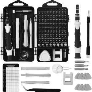 XIXA-Tournevis De Precision,Kit Tournevis De Précision 122 En 1. Le Mini Tournevis De Précision Convient À La Réparation De Iphone,Macbook Pro,Ps,Pc,Montres,Lunettes - Neuf