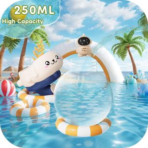 Pistolet &Agrave; Eau Pour Enfants, Petit Pistolet &Agrave; Eau,Piscine D'&eacute;t&eacute;, Pistolet &Agrave; Eau Pour Jouets De Plage En Plein Air, Pour Les Gar&ccedil;ons Et Les Filles De 3 &Agrave; 6 Ans (Bleu (Astronaute)) - Neuf