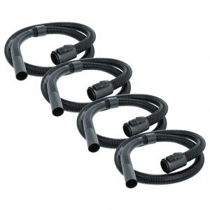 vhbw 4x Tuyau compatible avec K&auml;rcher A 2024 PT *EU (1.629-200.0) aspirateurs - 2 m, poign&eacute;e, avec raccord circulaire 35 mm - Neuf